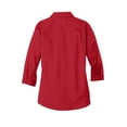 thumbnail image 6 of Port Authority Women's 3/4-Sleeve SuperPro Twill Shirt L665, 6 of 6