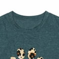 thumbnail image 4 of Dog Mom Shirt Women Funny Leopard Print Dog Mama TShirts Cute Graphic Tee Dog Lover Letter Print Short Sleeve Tee Tops, 4 of 6
