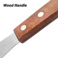 thumbnail image 3 of 8 Pack Stainless Steel Straight Edge Wide Butter Spreader with Wood Handle, DaKuan Sandwich Cream Cheese Condiment Knives 5 Inch, 3 of 8