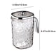 thumbnail image 3 of Jarra fría para tetera con tapa - Recipiente de plástico transparente de 2L para té helado, limonada y agua infusionada - aptable para lavavajillas, boca ancha, almacenamiento en la nevera, 3 of 7