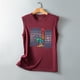 thumbnail image 4 of Moda Casual mujer sin mangas impreso damas cuello redondo Tank Tops chaleco camiseta Fridja  gh4782, 4 of 9