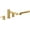 Brushed Gold, variant on Moen Align Chrome Two-Handle Roman Tub Faucet
