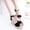 Black, variant on AXXD Beige Wedge Sandals for Women Summer Ladies String Bead Casual Roman Sandals Shoes