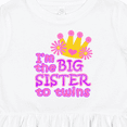thumbnail image 4 of Inktastic I'm the Big Sister to Twins. Girls Toddler Dress, 4 of 5
