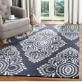 thumbnail image 2 of SAFAVIEH Wyndham Pompeii Damask Wool Area Rug, Dark Grey/Ivory, 8' x 10', 2 of 8