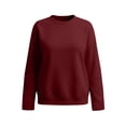 thumbnail image 5 of Xaqiouau Womens Oversized Crewneck Sweatshirt Long Sleeve Fleece Pullover Sweatshirt Casual Loose Fit Tunic Top with Kangaroo Pocket Fall Winter, 5 of 6