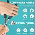thumbnail image 7 of RONAVO Heavy Duty Toenail Clippers for Ingrown Toenails, Slanted Curved Blade Professional Toe Nail Clippers for Fine Trimming, Nail Clipper with Anti-Slip Long Handle for Men Seniors, 7 of 7