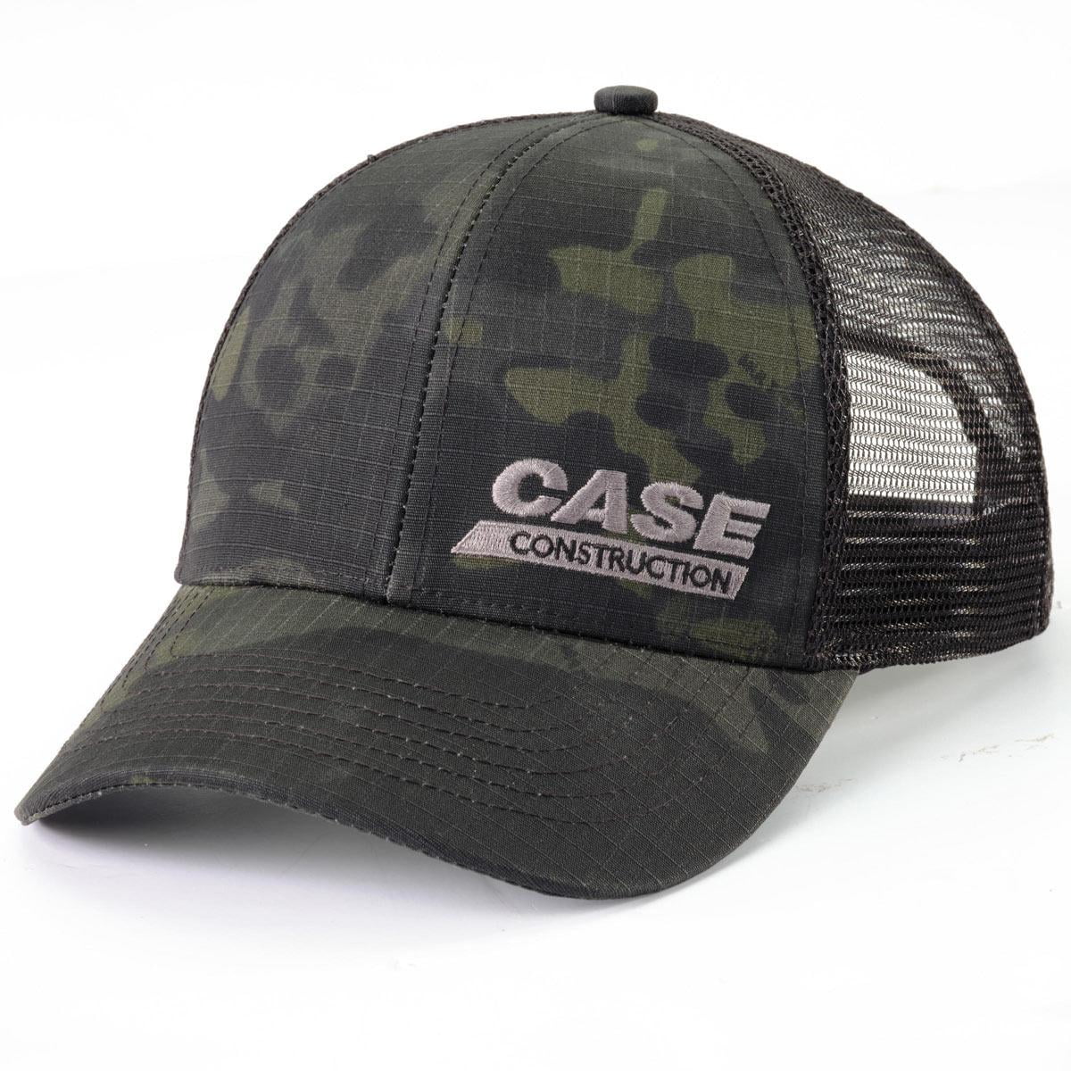 Case Construction Camo Hat with Black Mesh Back, 414440