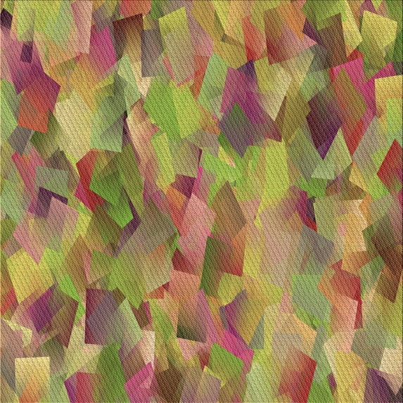 Ahgly Company Machine Washable Indoor Square Transitional Chestnut Red Area Rugs, 8' Square