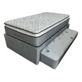 thumbnail image 1 of Cama Canguro Gris + Colchon Restonic Matrimonial, 1 of 1