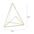 thumbnail image 2 of Portatarjetas Bewildely forma geométrica dorado, 2 of 6