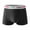 Black, variant on Mens Bulge Trunks Underwear Comfortableable Soft Bulge Enhancing Wicking Breathable Comfortable Cool Short Leg Boxers Briefs Casual Elastic Waistband Underpants