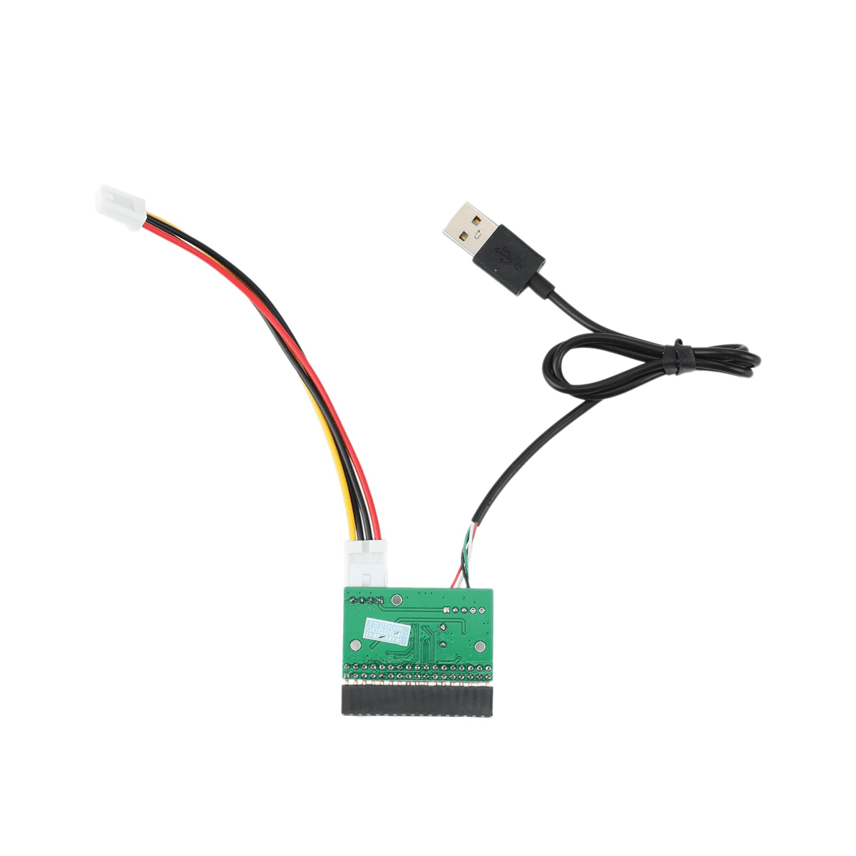 2X 1.44MB 3.5Inch Floppy Drive Connector 34 PIN 34P to USB Cable Adapter PCB Board PC USB TO FLOPPY U Disk to Floppy,2 x Floppy Drive Connector 2 cable,Green