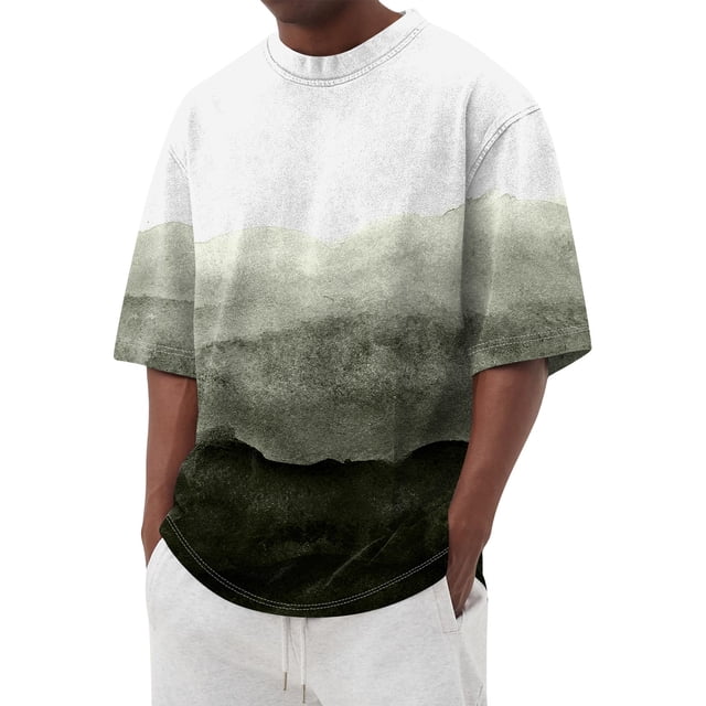 Men's T-shirt T-shirts Graphic Text Pool3D Printing Street Casual Short Sleeve Printed Clothing Basic 5XL