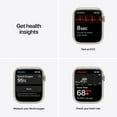 thumbnail image 3 of Restored Apple Watch Series 7 (GPS+Cellular, 45mm) - Aluminum Case - Starlight Sport Band (Refurbished), 3 of 4