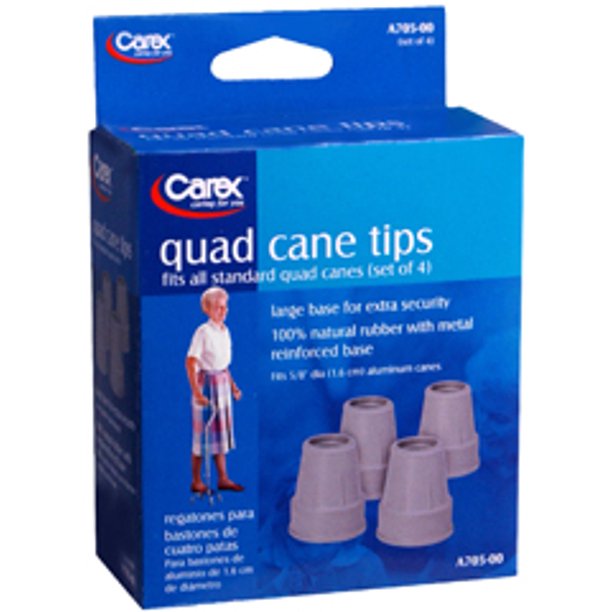 Carex Quad Cane Tips (Set of 4)