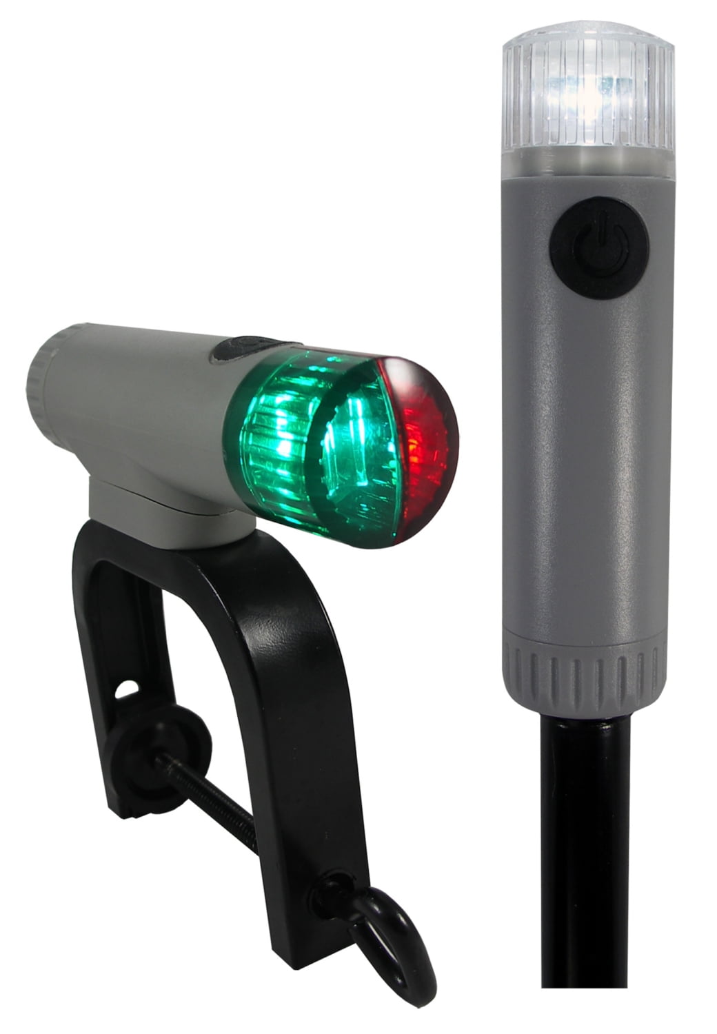 Bow lights Yes Grey KIMPEX Portable Clamp on Bow Light Kit 715591