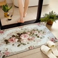 thumbnail image 4 of JML Non-Slip Microfiber & Rubber Doormat - Soft Entryway Rug for Home/Office (16"x24") - Easy Clean Door Mat for Indoor/Outdoor Use, Elegant Floral, 4 of 5