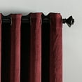 thumbnail image 3 of Curtainworks Lenox Grommet Curtain 50" x 95", Wine, Indoor, Polyester, Single Panel, Adult, 3 of 7