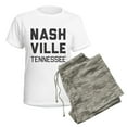 thumbnail image 5 of CafePress - Nashville Tennessee Women's Light Pajamas - Women's Short Sleeve Print T-Shirt and Pants Light Cotton Pajama Set, 5 of 7