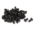 thumbnail image 2 of M3x8mm Black Nickle Plated Grade 10.9 Flat Head Hex Socket Cap Screw Bolt 50pcs, 2 of 5