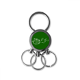 thumbnail image 1 of formula function ellipse area stainless steel metal key holder chain keychain, 1 of 3