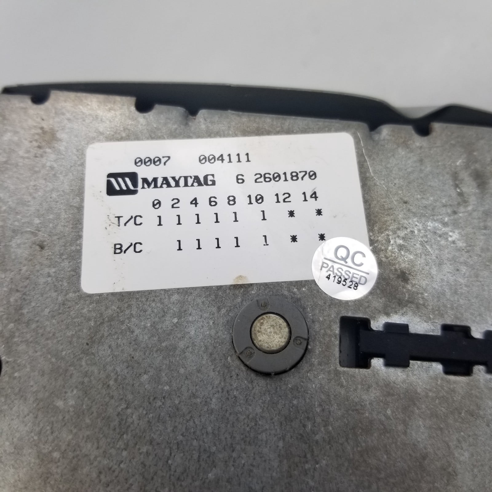 Pre-Owned OEM Replacement for Maytag Washer Timer 62601870