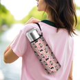 thumbnail image 6 of 20 Oz Pink Border Collie Dog and Flower Floral Coffee Tumbler Double Wall Insulated Stainless Steel Water Bottle | Metal Reusable Thermoses Flask with Cup Cap | Leak & Sweat Proof with Anti-Dust Lid, 6 of 7