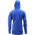 thumbnail image 2 of Adidas Men's Pullover Core Logo Blue/MGH Solid Grey Fleece Hoodie Sweater, 2 of 2