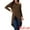 Dark Brown, variant on One Shoulder High Low Irregular Hem Top S Black
