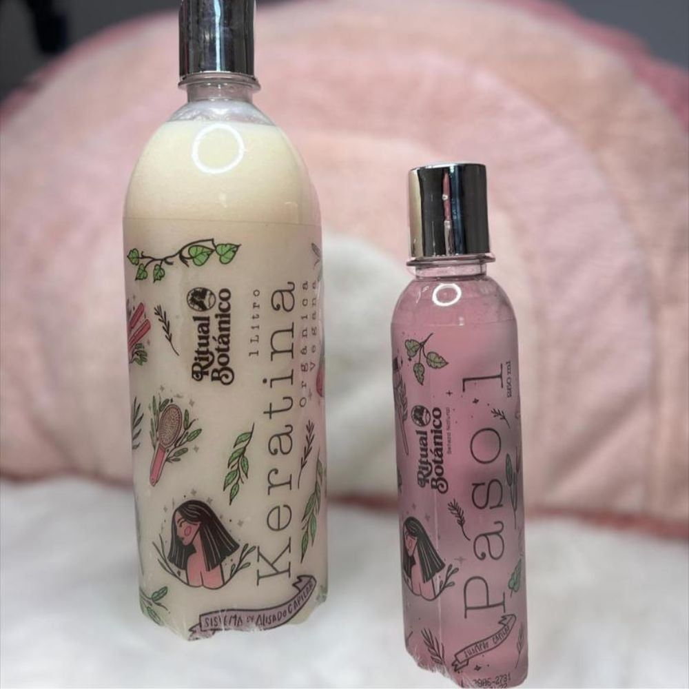 Keratin Hair Mask for Dry Hair and shampoo (2 Pack) 1 litro keratina Origen botanico y Shampoo Origen botanico keratina organica y Shampoo Origen botanico keratina organica colombiana