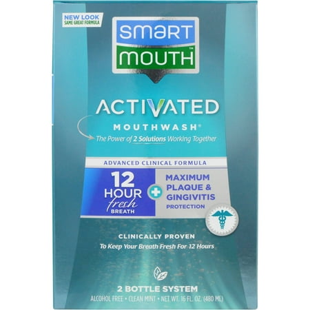 SmartMouth Advanced Clinical Formula Fresh Mint Activated Mouthwash, 16 oz