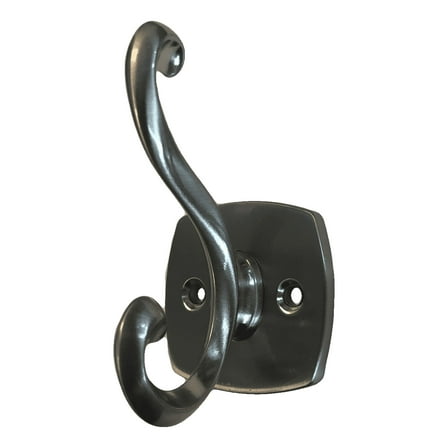 Liberty 139607 3 3/4" Scroll Hook w/ Wide Base Satin Nickel Finish