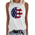 thumbnail image 2 of Wycnly Tank Top for Women Tank Tops Women Breathable Comfy Basic Fit Tank Blouses Trendy Baseball Print Sleeveless Shirts Ladies Sleeveless Shirt, 2 of 5