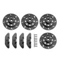 thumbnail image 1 of Juego de discos de freno RC para Axial RB Ryft, juego de 4 discos de freno RC de aluminio RC, pinza de freno de disco de coche R adaptada para la perfección, 1 of 14