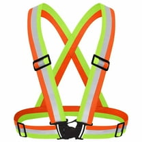 GASTROPOD Reflective Vest Running Vest Reflective Running Gear Adjustable Shoulder Straps High Visibility Safety Vest 10x20x4cm,Multicolor