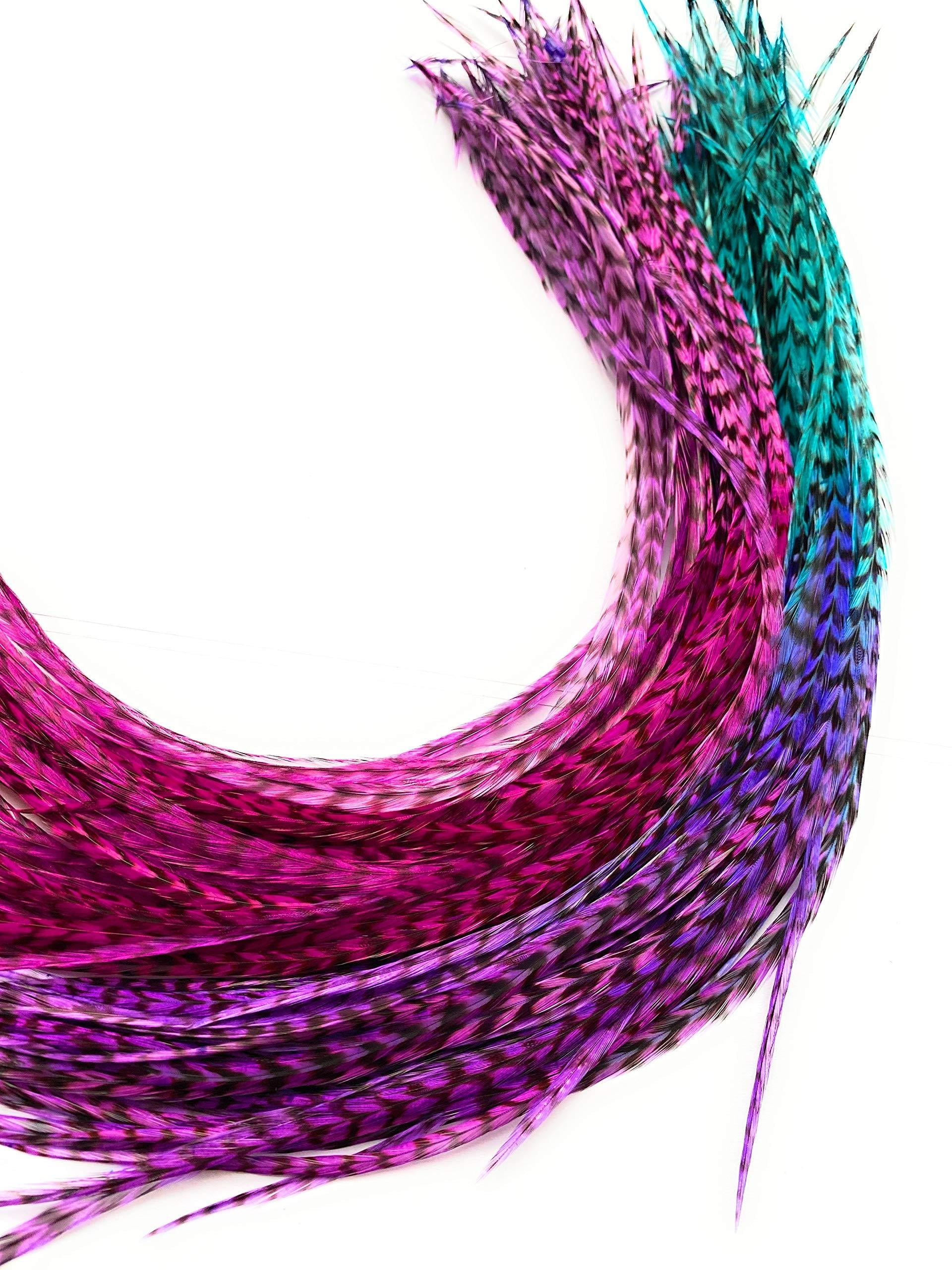 individual hair feathers