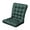 Green, variant on Thickened Rocking Chair Cushion 18x33in Conjoined Seat Back Support Breathable Fabric Home Office Recliner Mat