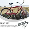 thumbnail image 2 of Folded Bike Rear Rack Removable Professional Reusable Washable Cargo Luggage Carrier Shelf Accessories Replacement for Brompton Black, 2 of 7