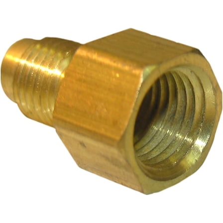 LASCO 17-4611 1/4-Inch Flare by 1/4-Inch Female Pipe Thread Brass Adapter