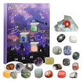 thumbnail image 2 of Calendario de Adviento de mineral de Navidad, cuenta regresiva con rocas, decoración navideña, regalo de vacaciones de Año Nuevo, 24 días, 2023, 2 of 4