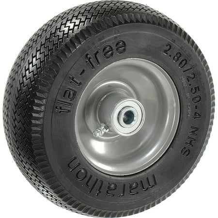Marastar Flat Free Wheel,8 5/8",275lb,2.80/2.50-4 00026