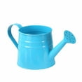 thumbnail image 3 of DOLITY Metal Mini Watering Can Planter Garden Bucket for Patio Decor Smooth Surface Blue, 3 of 9