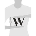 thumbnail image 2 of Village Wrought Iron LET-W-S Letter W Small, 2 of 2