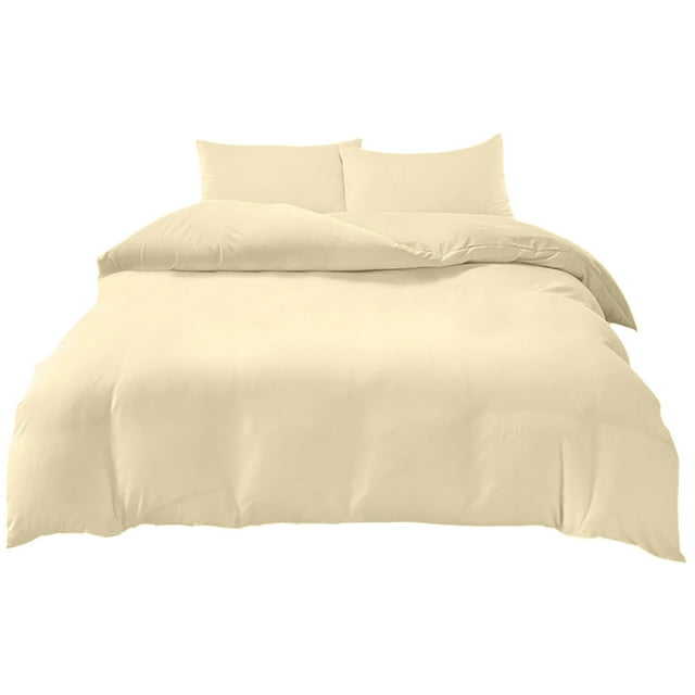 Ohufall Twin Sheets Set Fresh Color Washed Bedding Set Four Piece Soft For Student Dormitory