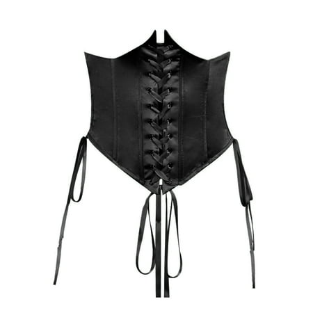 

Aunavey Women s Lace Up Corset Bustier Stain Waist Trainer Belt Bustier Steampunk Underbust Corset