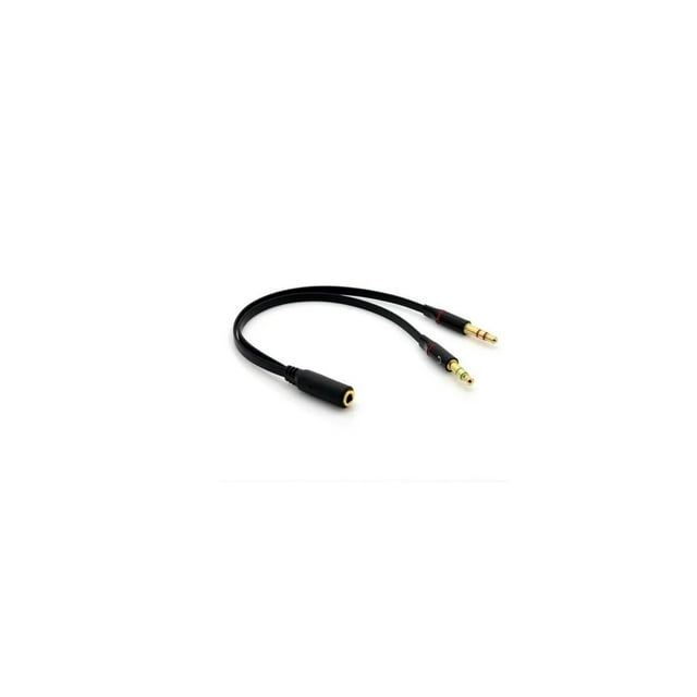 Cable adaptador para auriculares con micrófono de 3,5 mm