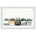 thumbnail image 3 of Marmont Hill Succulent Quintet Framed Painting Print, 3 of 4