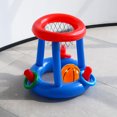 thumbnail image 2 of Outdoor Inflatable Water Basketball Hoop Set for Kids & Adults - Yellow 57x52cm with 1 Ball, PVC Durable, Easy Inflation, Skill-Building Pool Game for Parent-Child Interaction & Interactive Play, 2 of 6