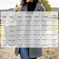 thumbnail image 3 of Cmfcve Womens Plus Size Hooded Coats Double‑Breasted Mid Length Overcoat Long Sleeve Casual Outerwear Jacket, 3 of 8